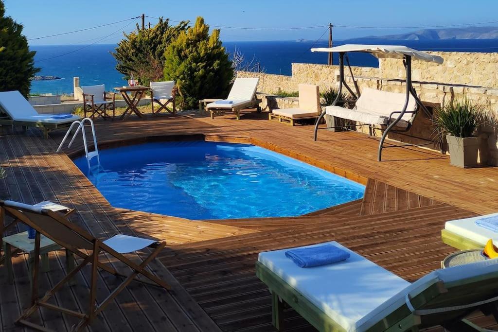 Pamela'S House "Private Pool And Spa" Karteros Bagian luar foto