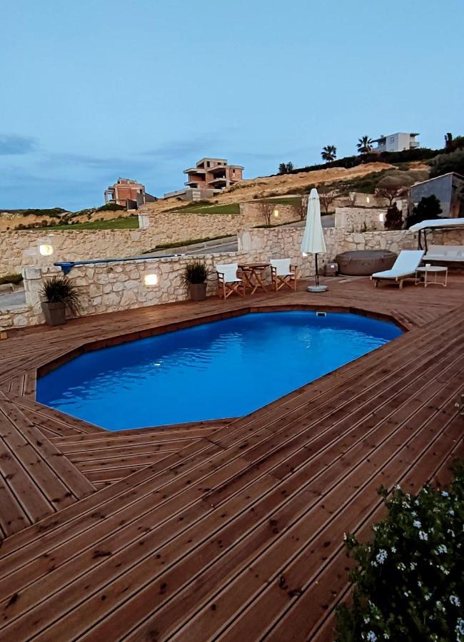 Pamela'S House "Private Pool And Spa" Karteros Bagian luar foto